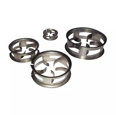 Cascada de metal mini anillos China